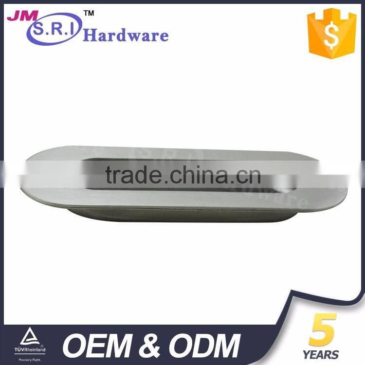 Popular surface mounted oval shape stainless steel flush pull