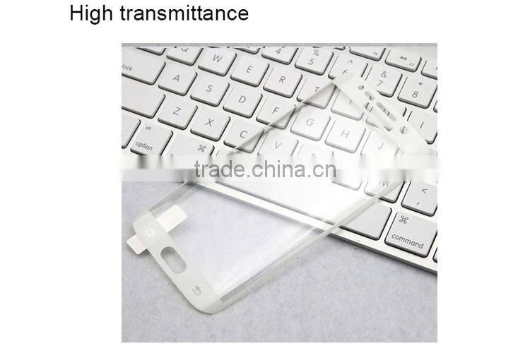 New premium phone 3d tempered glass screen protector for samsung S7 edge plus