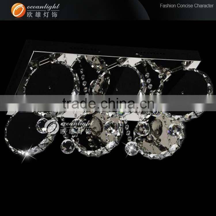 2015 led ceiling light modern fancy crystal chandelier pendant light made in China OM88165