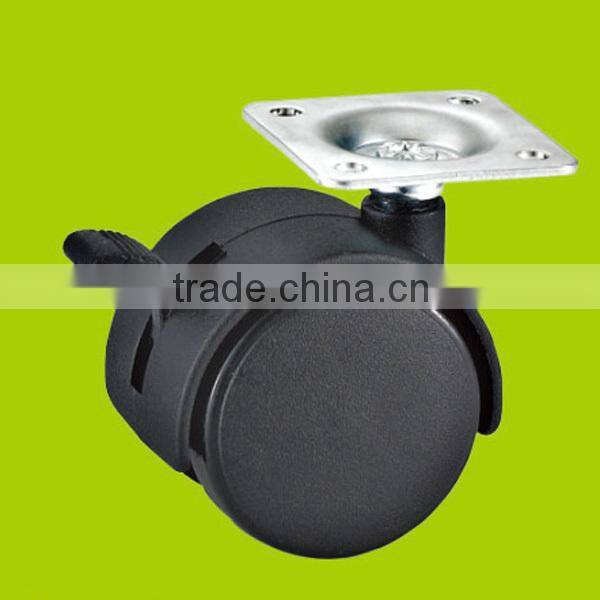 China Factory Furniture Castor Wheel With Plate