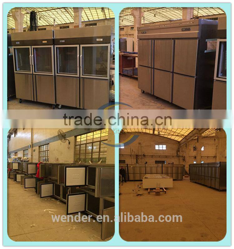 1600L New Style Luxury Type 304 Stainless Steel Commercial freezer