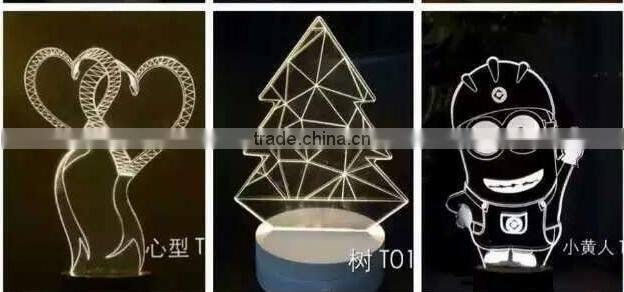 acrylic led display for christmas decorations