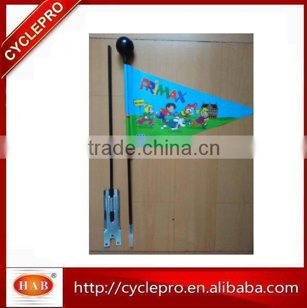 Safety Flag Fluro Orange Bicycle Childs Bike Mobility Scooter Pram Kids Safety flag 122CM