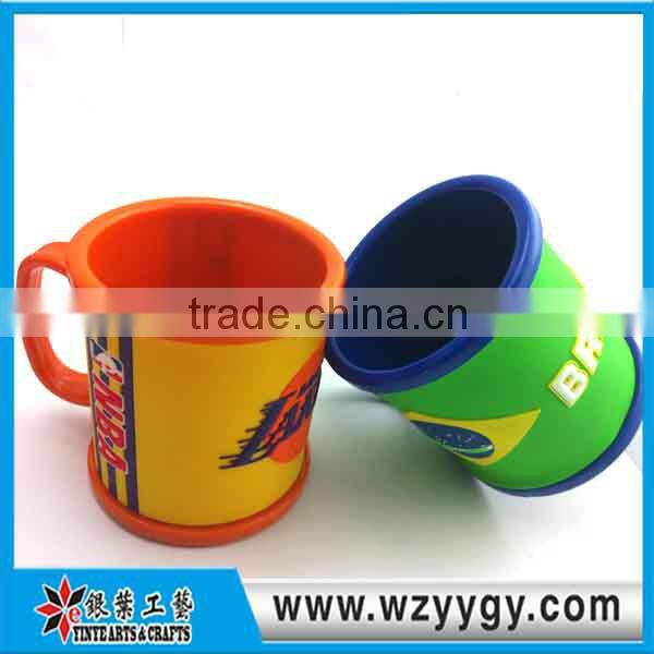 charm 3D pvc mug cup for girls