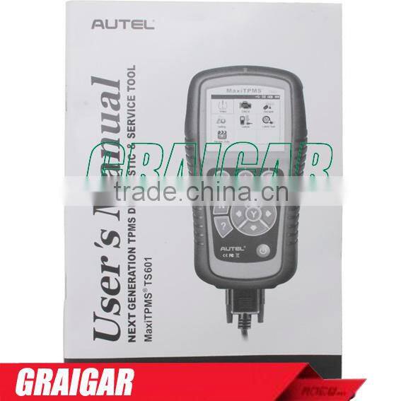 2013 New Arrivals Autel TPMS Diagnostic and Service Tool MaxiTPMS TS601 Code Scanner with one year warranty in Graigar