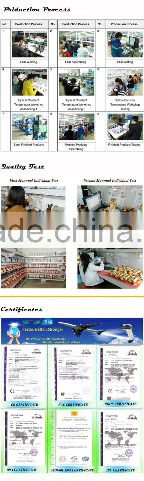 NT-2020 e-ticket scanner screen scanner supermarket omni direactional barcode scanner