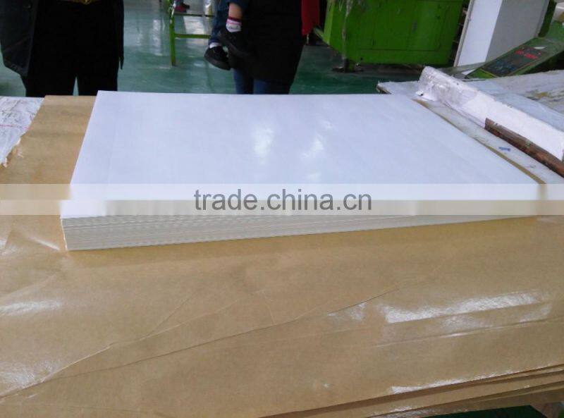 white liner cast coated sticker paper