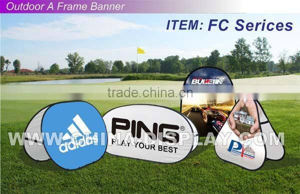 Outdoor A Banner Frames(With fabric print banners)
