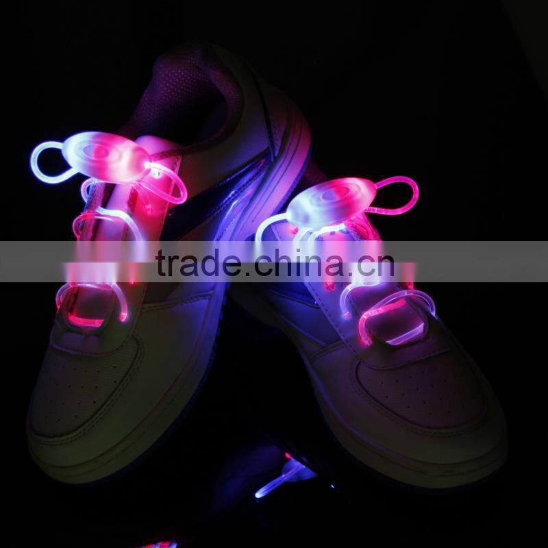 High quality LED Shoelaces with Continuous and 2 Blinking Modes Flash Lighting the Night for Party Hip-hop Dancing