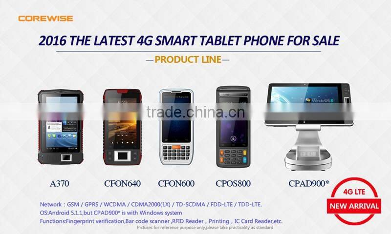 Newest 4G LTE 4" Quad core handheld touch screen pos system with thermal receipt printer