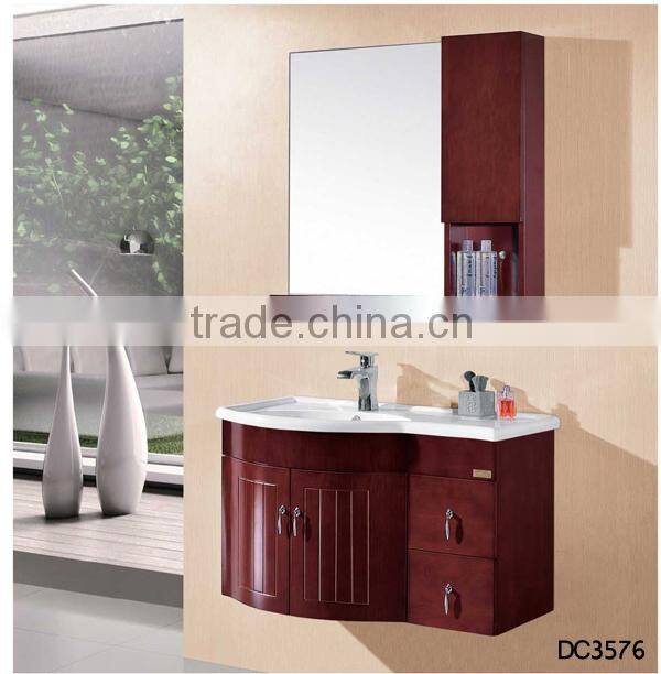Bathroom Wooden Designs Cabinet Basin nature dark Oak Cabinet DC3576