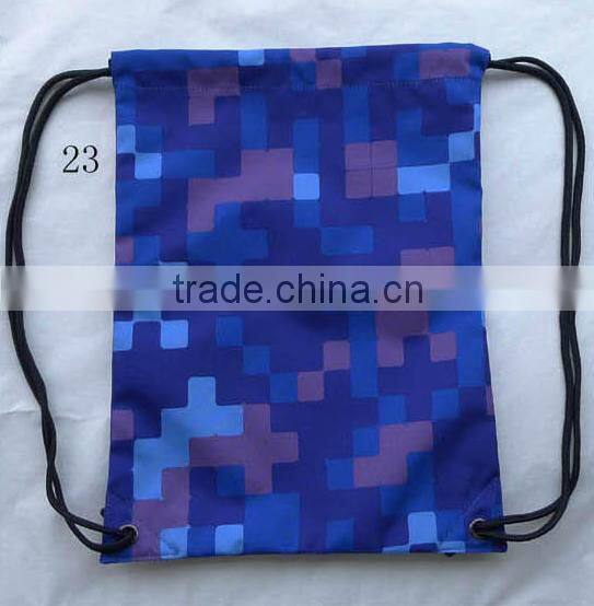 Foldable Tiger Zebra girls 3D printing animal draw string canvas Back pack bag