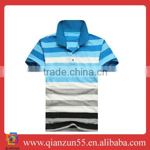 2013 fashion polo t-shirts mens vertical striped men t-shirt men blank t-shirt