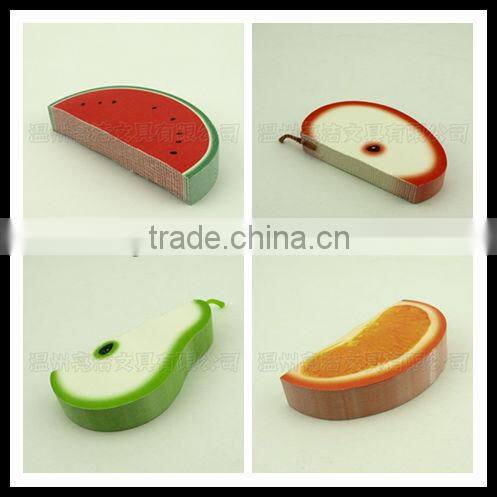 Fruit shape memo pad & Apple die-cut writing pad & 3D memo pad
