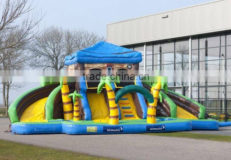 Jumpfun inflatable water slide JFIS-1211 inflatable water park kids inflatable wet slide