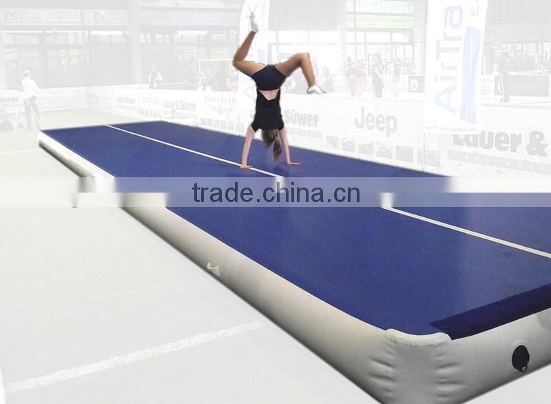 gymnastic tumble air track 12x2meter cheap Inflatable tumble gym track good quality