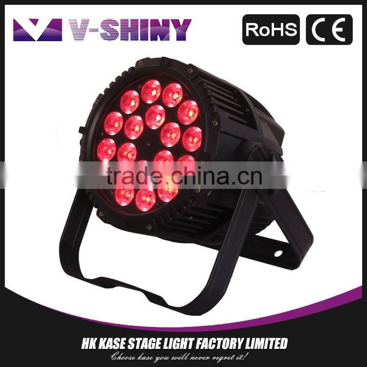 Led stage lighting 18x15w 6in1 RGBWA +UV par