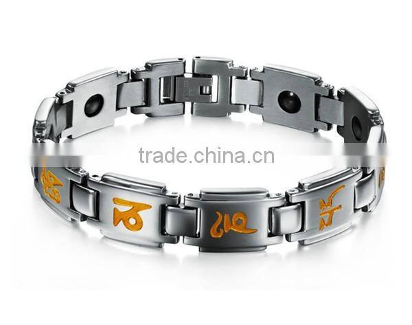 Aquarius Elegant Stainless steel Magnetic Therapy Pain Relief Bracelet for Arthritis and Carpal Tunnel