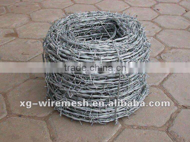 Razor wire and Barbed wire, Galvanized barbed wire