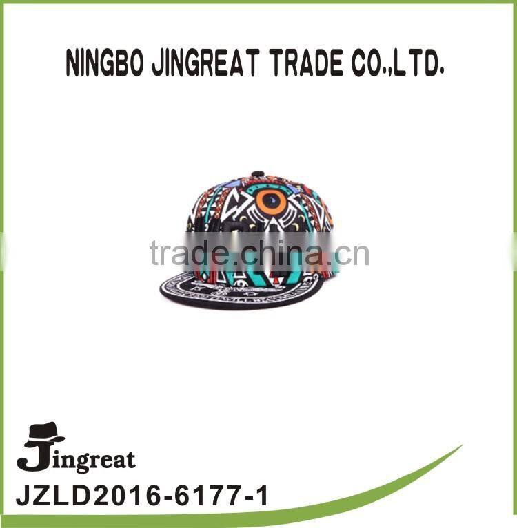 100%cotton for female embroidered mix color character hat