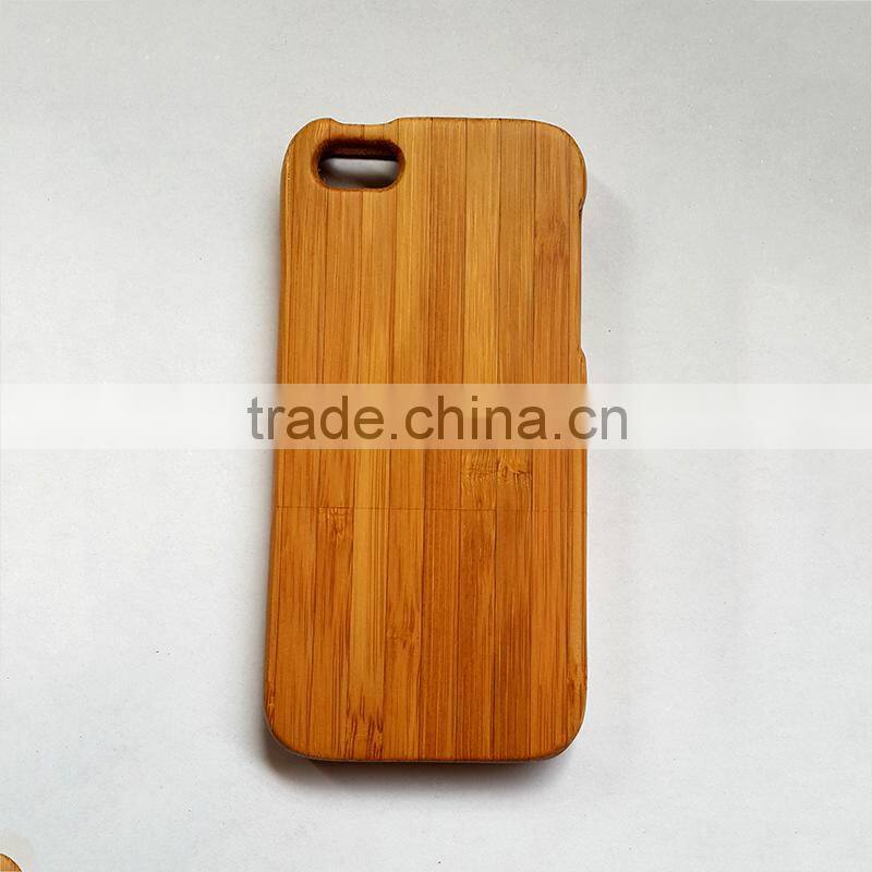 Handmade wood bamboo case for iphone 5c