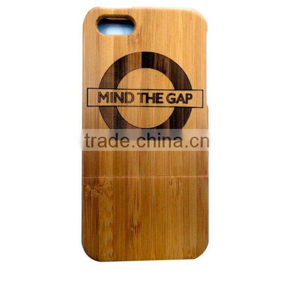 Natural for iphone 5 case bamboo
