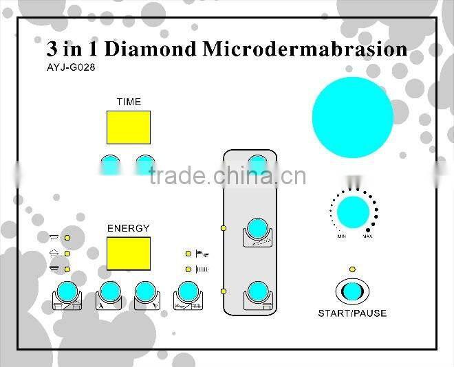 AYJ-G028(CE) Diamond peel face care tool dermabrasion facial brush cleanser