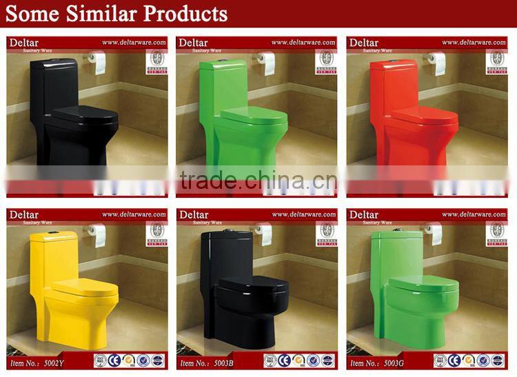 ideal standard sanitary ware toilet, two colored toilet wc,Kuwait one piece colored toilet