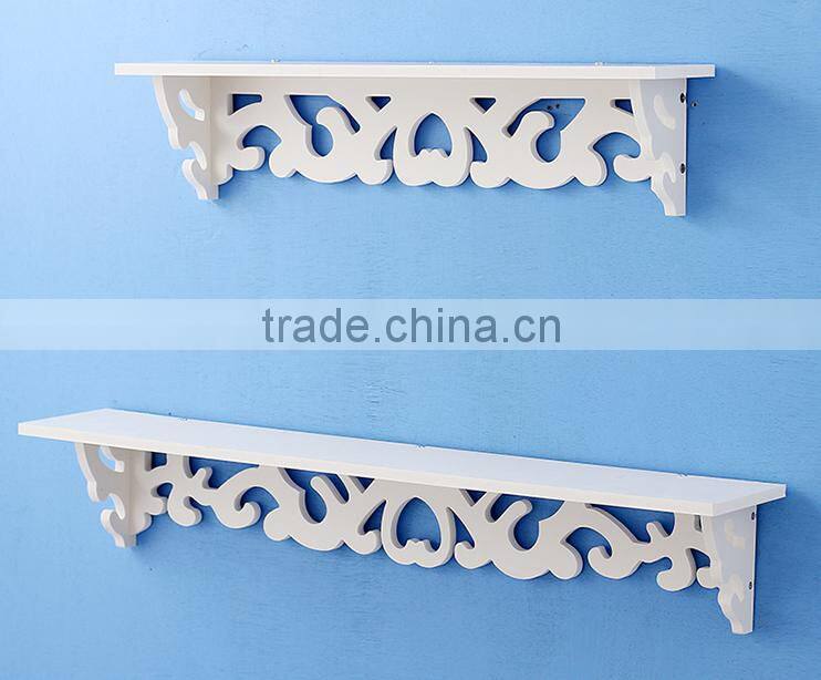 High Quality Home Furniture Cheap Plastic Carved Display Rack Wall Corner Interlock Shelf