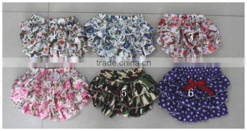 2015 Easter Sales Promotion Baby Organic Underwear So Adorable satin Bloomers Wholesale Baby Cotton Ruffle Bloomers For Kids