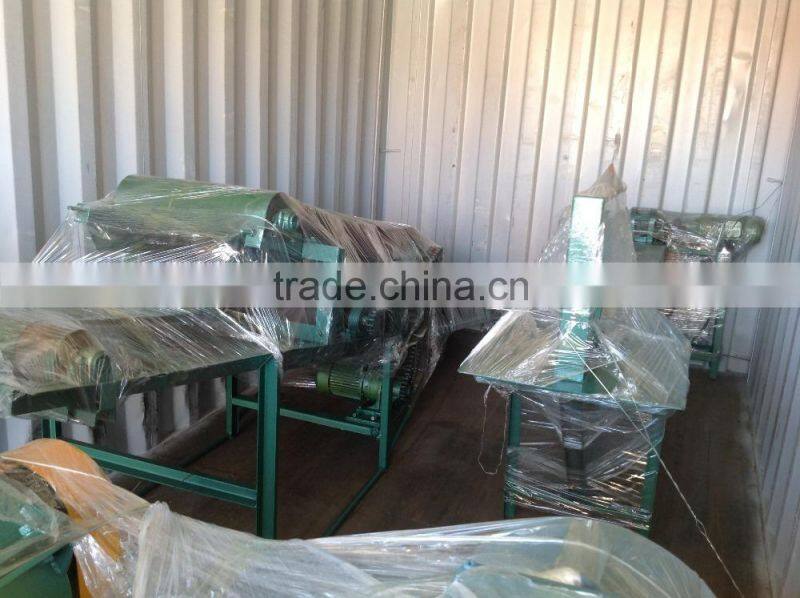 automatic unvulcanized raw rubber steel wire separator machine