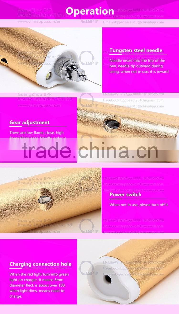 Best quality and lowest price for freckle removel laser pen