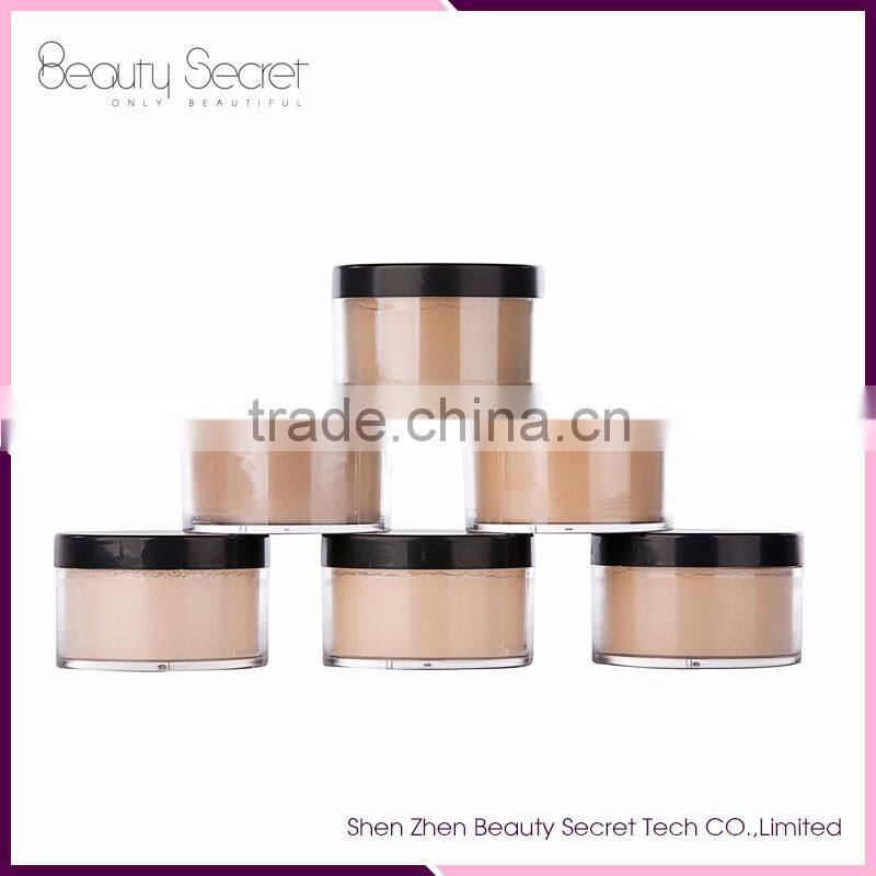 Matte Makeup Loose Powder 6color Jar packing