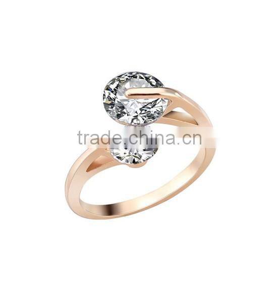 2014 Latest Fashion Trend Elegant Elephant Engagement Brass Finger Ring