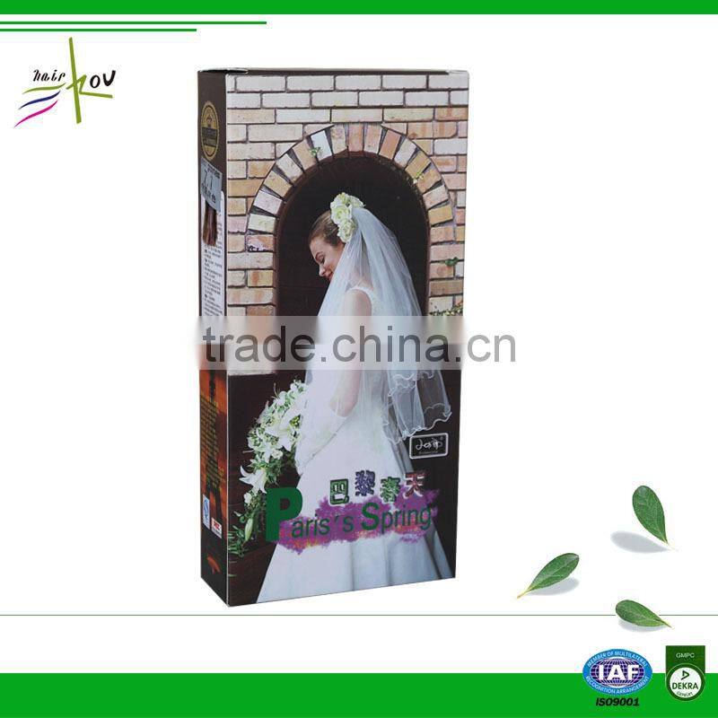 16 colors most popular fashion color hair dye