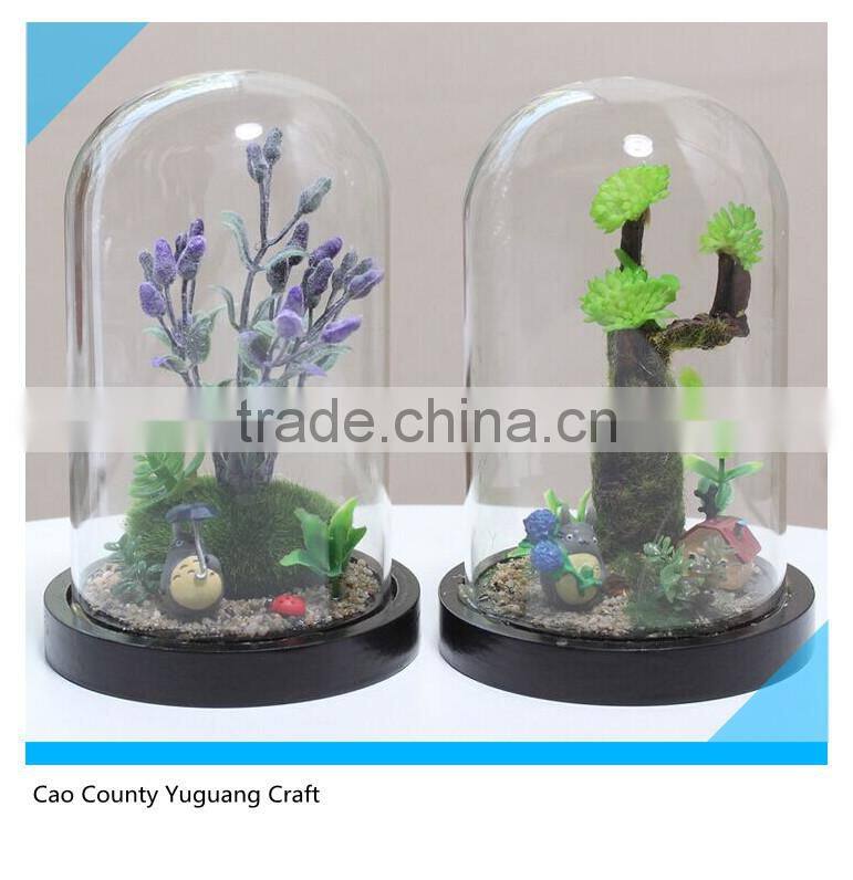 Hot Sale Micro Landscape Wooden Base For Home Decoration