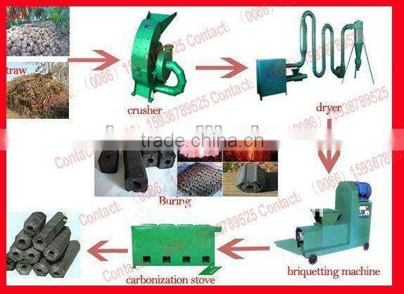 output 120-380 kg/h hot sales charcoal briquetting machine