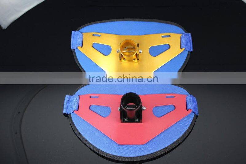 Most popular fishing belt, Aluminum fishing rod holder, Strong and comfortable fighting belt