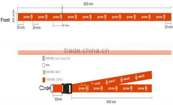 Paypal lanyard with badge yoyo reel no minimum order