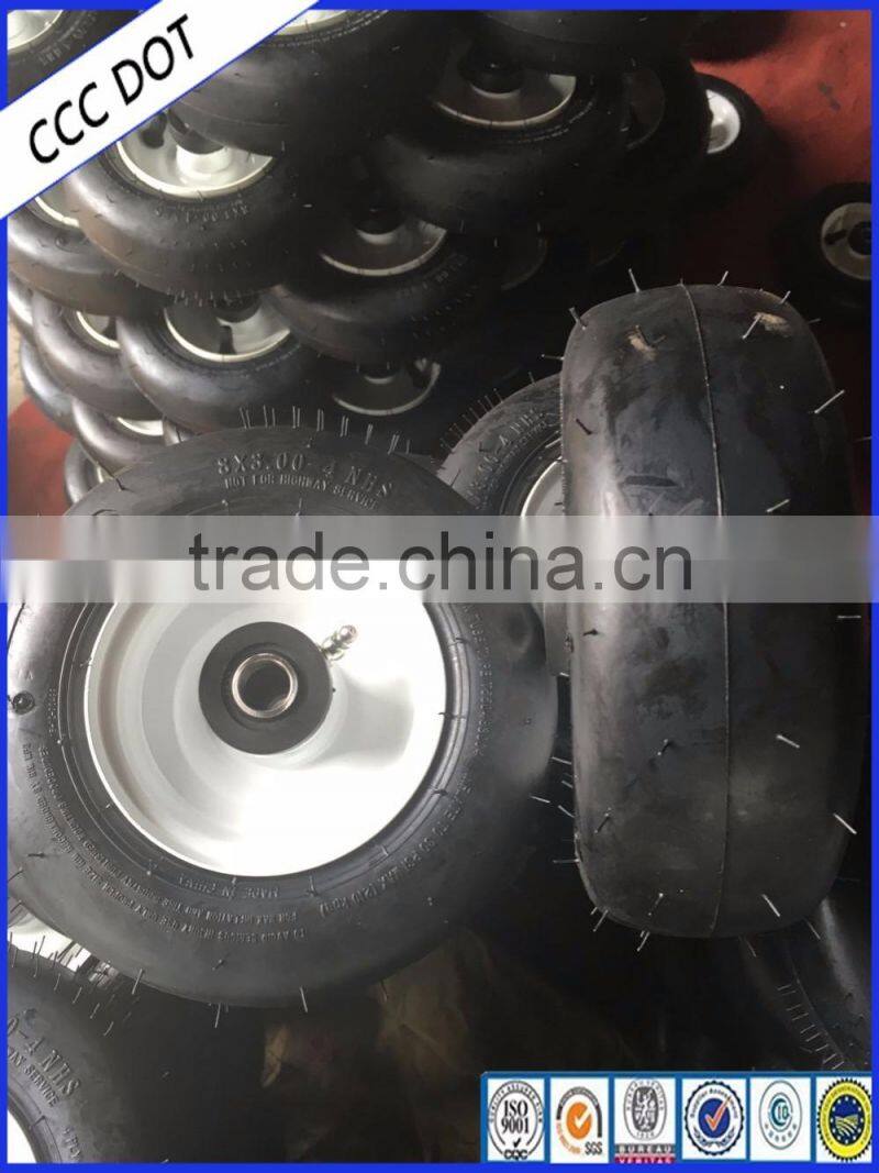 Top quality 8 x 3.0-4 Pneumatic Wheel Assembly