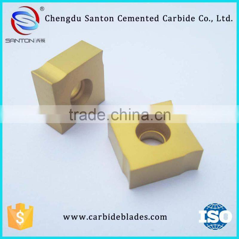 YG6 carbide tips fro cutting plastic resin buttons