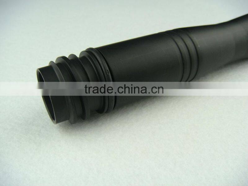 black color anodized of aluminum CNC tube