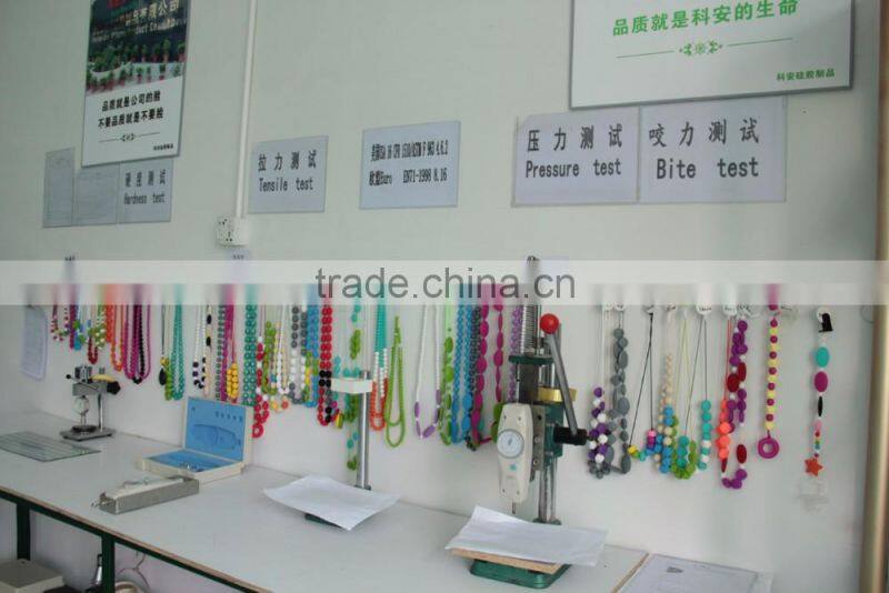 Eco-friendly food grade silicone baby pacifier clips