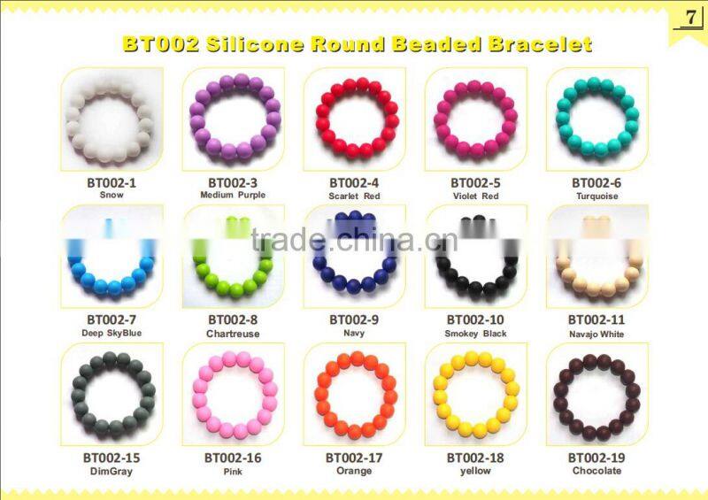 Food Grade Silicone Custom Lovely Bracelet for Baby Chewing