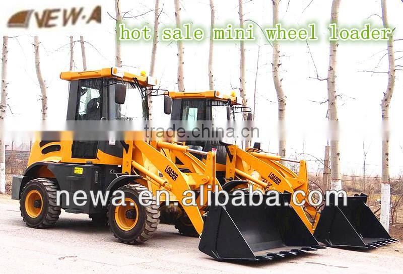 2016 new model 1.2ton mini wheel loader