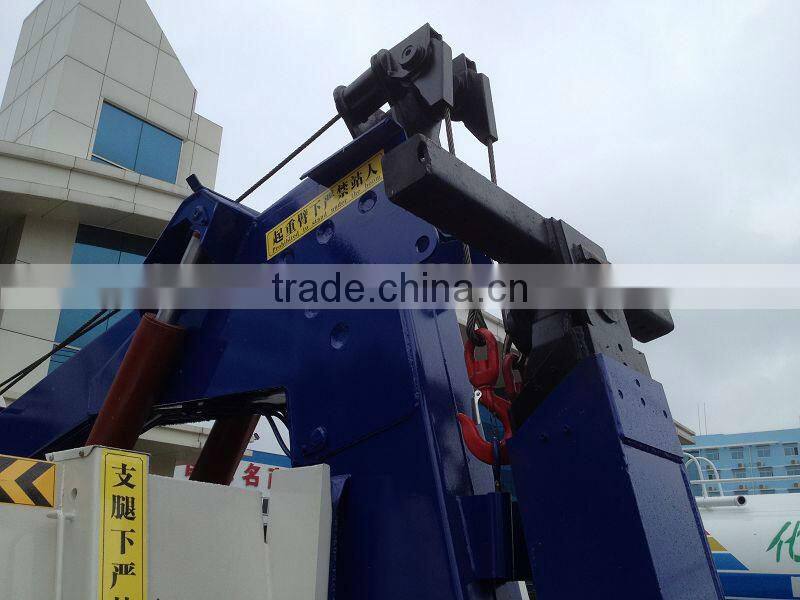 BeiBen 6x4 road wrecker truck, tow truck,50 ton wrecker towing truck