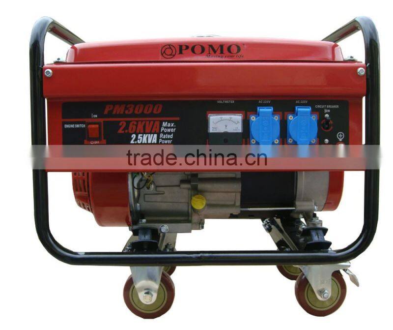 2.6KW Brush Single-Phase Portable Competitive Price Mini Generator