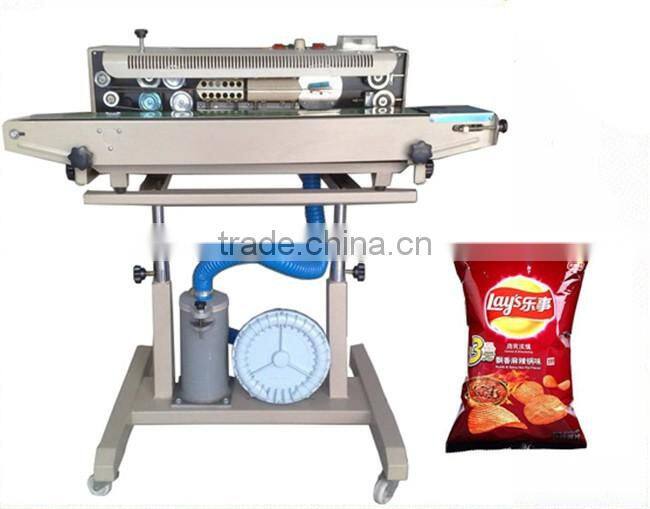 Good qualtiy vertical inflatable plastic bag sealing machine