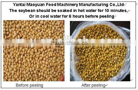 Soybean skin remover