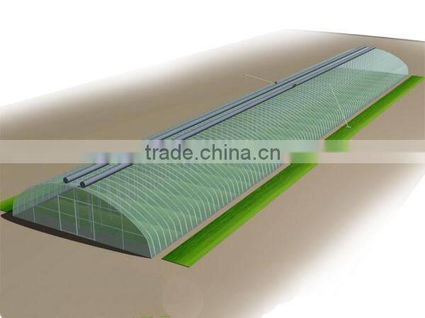 Single-Span Plastic Film Covered Green House For agricultural Planting